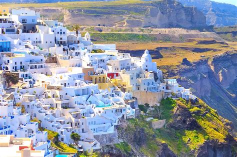 santorini old town.
